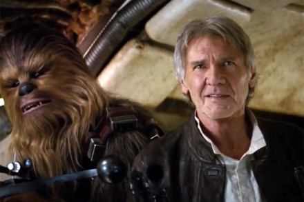 Harrison Ford al cinema con 'Star Wars: Il risveglio della forza'